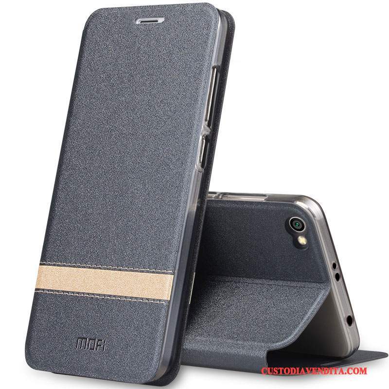 Custodia Redmi Note 5a Protezione Telefono Anti-caduta, Cover Redmi Note 5a Folio Oro Alto