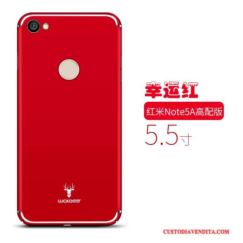 Custodia Redmi Note 5a Telefono Anti-caduta, Cover Redmi Note 5a Rosso Marchio Di Tendenza