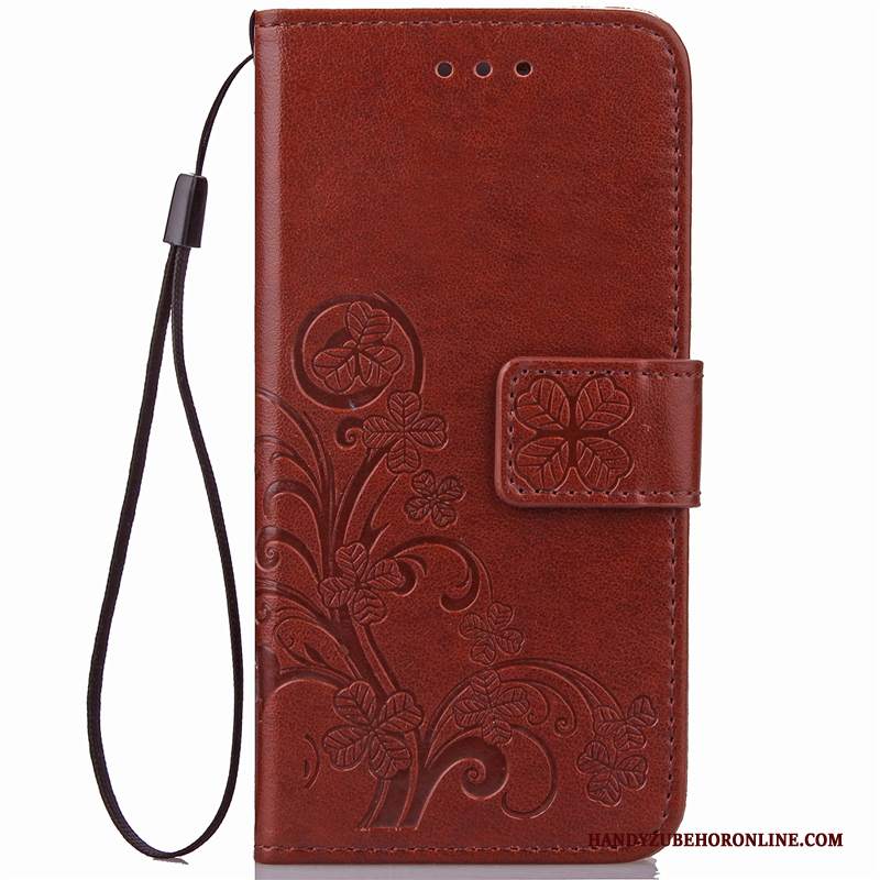 Custodia Redmi Note 6 Pro Folio Telefono Piccola, Cover Redmi Note 6 Pro Pelle Tutto Incluso Rosso