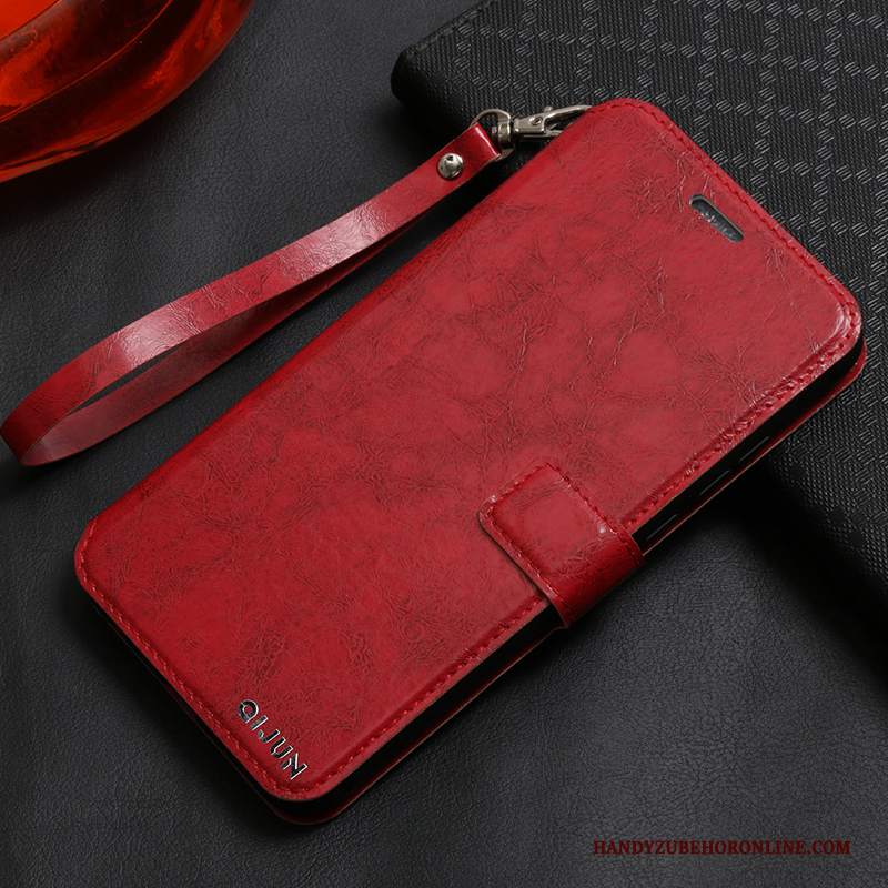 Custodia Redmi Note 6 Pro Pelle Morbido Tutto Incluso, Cover Redmi Note 6 Pro Protezione Telefono Oro