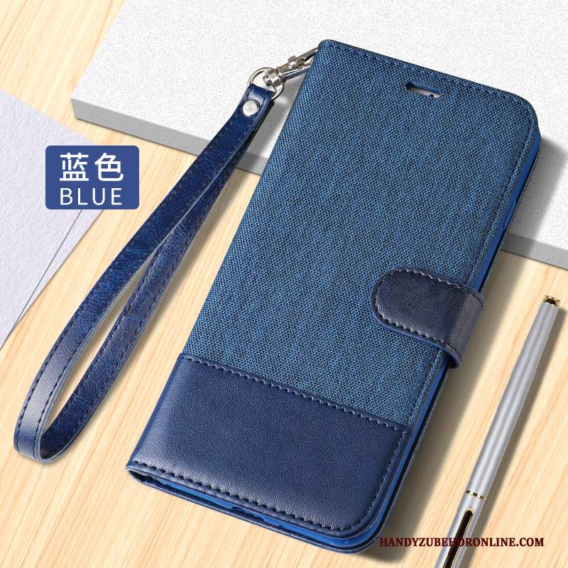 Custodia Redmi Note 6 Pro Pelle Rossotelefono, Cover Redmi Note 6 Pro Folio Tutto Incluso Carta