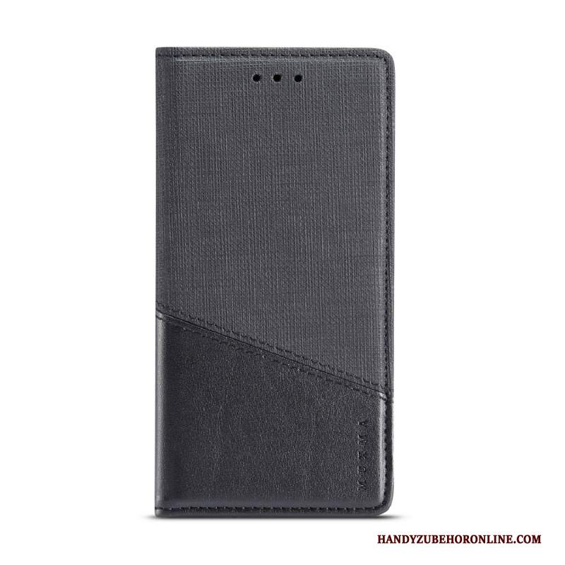 Custodia Redmi Note 6 Pro Pelle Tutto Incluso Anti-caduta, Cover Redmi Note 6 Pro Folio Rosso Piccola