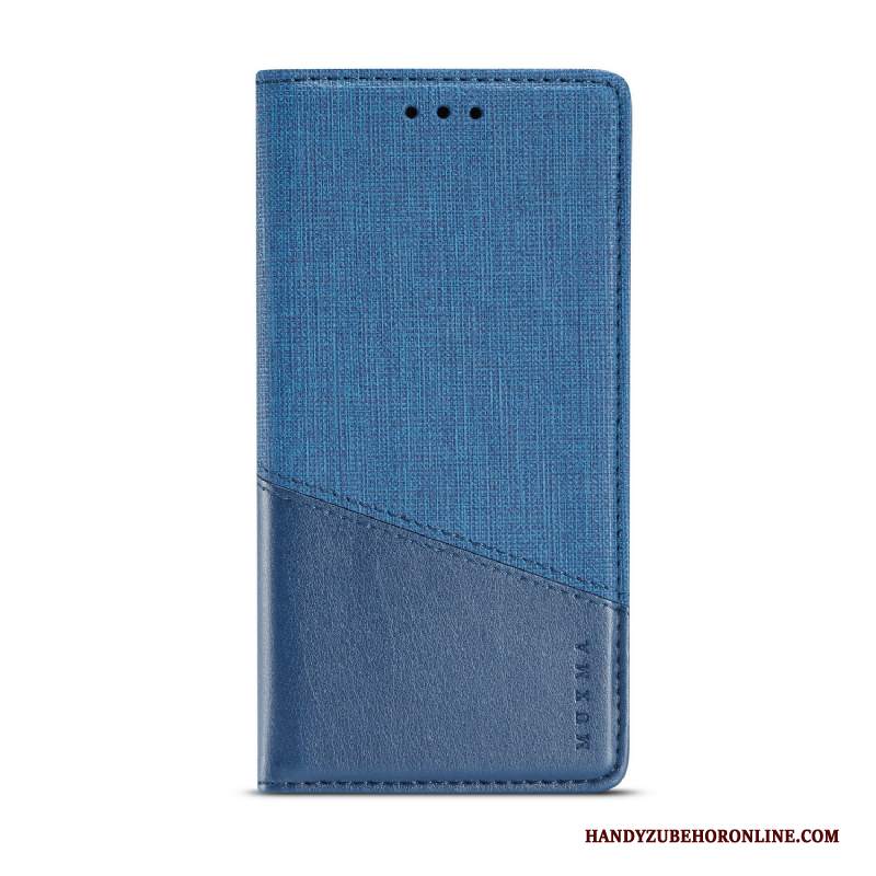 Custodia Redmi Note 6 Pro Pelle Tutto Incluso Anti-caduta, Cover Redmi Note 6 Pro Folio Rosso Piccola