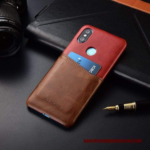 Custodia Redmi Note 6 Pro Protezione Carta Colori Misti, Cover Redmi Note 6 Pro Piccola Rosso