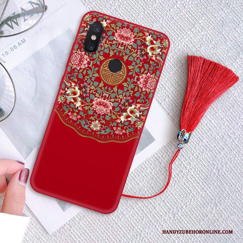 Custodia Redmi Note 6 Pro Silicone Palazzo Piccola, Cover Redmi Note 6 Pro Vintage Gioventù Modello