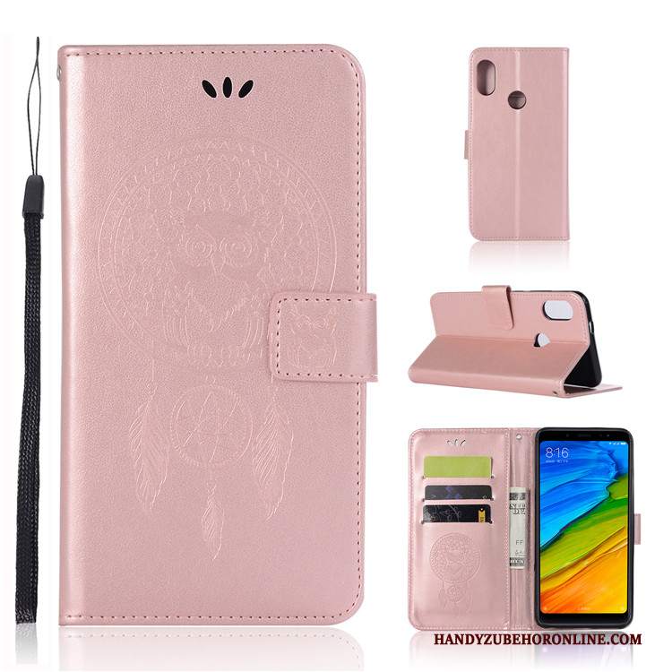 Custodia Redmi Note 6 Pro Silicone Tutto Incluso Morbido, Cover Redmi Note 6 Pro Cartone Animato Rosa Rosso