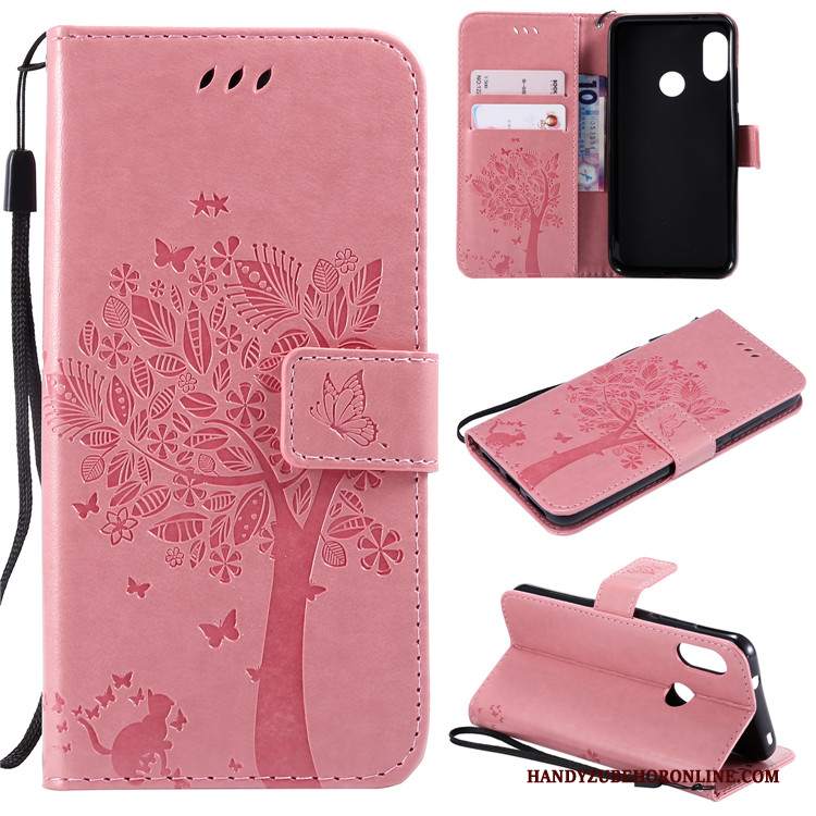 Custodia Redmi Note 6 Pro Silicone Tutto Incluso Morbido, Cover Redmi Note 6 Pro Cartone Animato Rosa Rosso