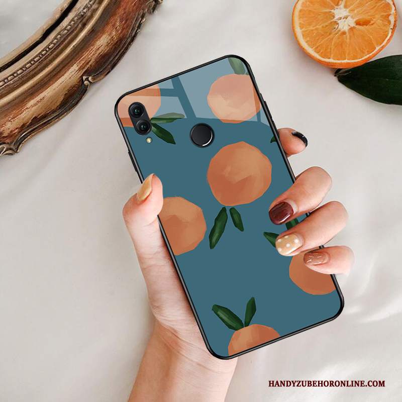 Custodia Redmi Note 7 Cartone Animato Nuovo Specchio, Cover Redmi Note 7 Creativo Net Red Verde