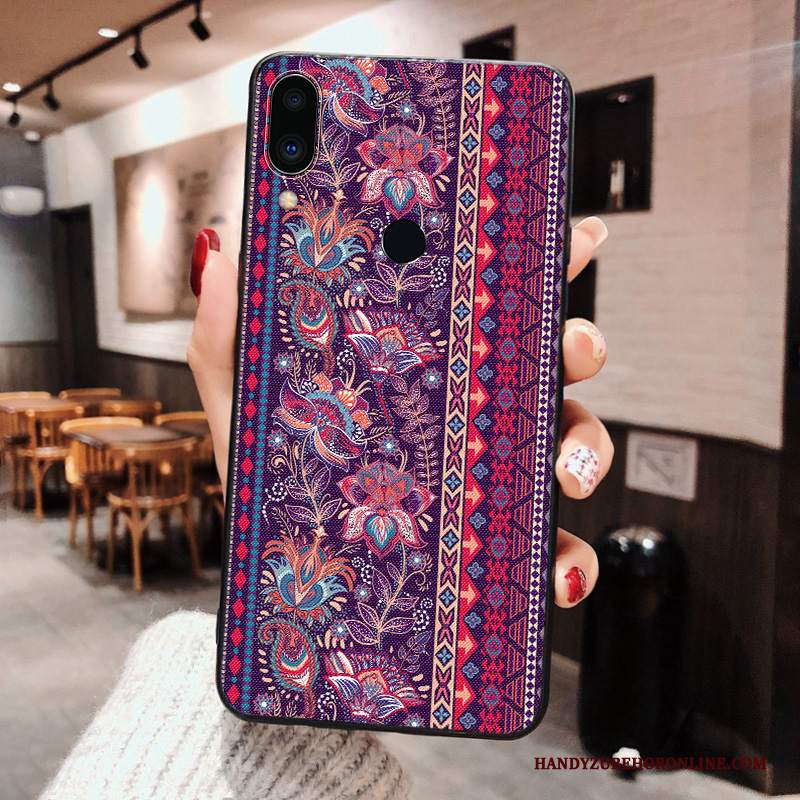 Custodia Redmi Note 7 Protezione Marchio Di Tendenza Piccola, Cover Redmi Note 7 Creativo Vento Verde