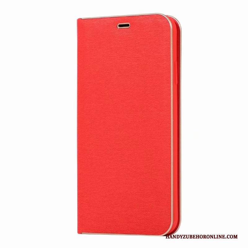 Custodia Redmi Note 7 Protezione Semplici Blu Scuro, Cover Redmi Note 7 Folio Anti-cadutatelefono