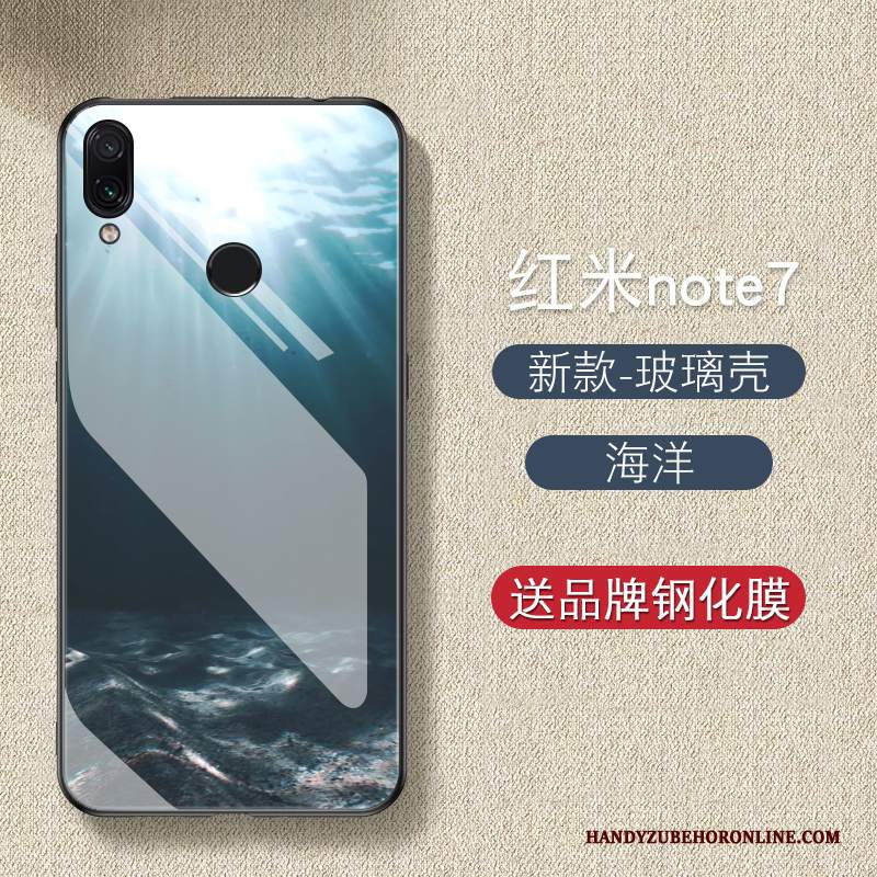 Custodia Redmi Note 7 Protezione Telefono Di Personalità, Cover Redmi Note 7 Creativo Anti-caduta Marchio Di Tendenza