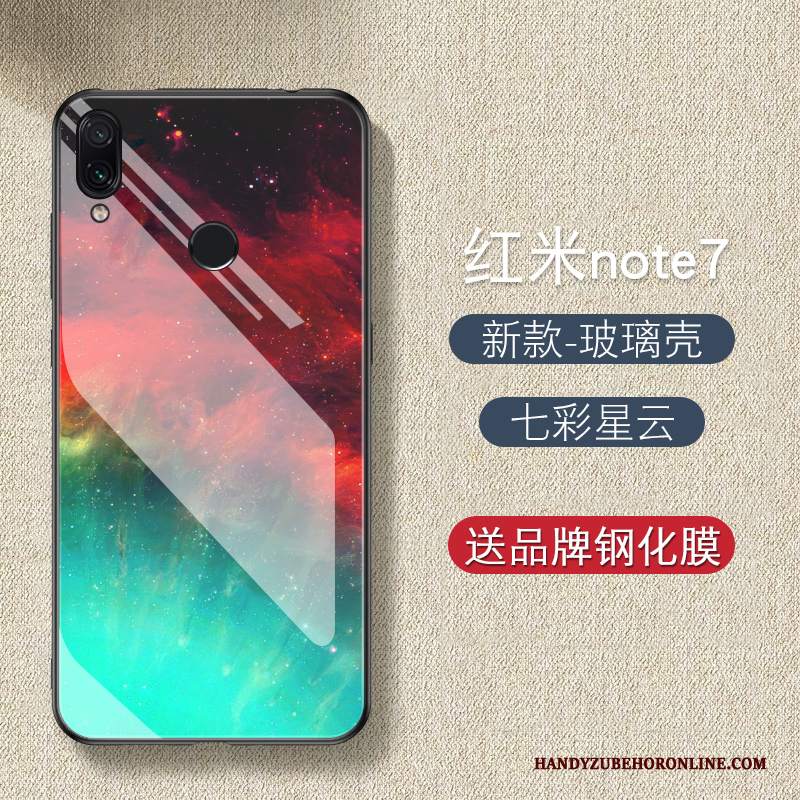 Custodia Redmi Note 7 Protezione Telefono Di Personalità, Cover Redmi Note 7 Creativo Anti-caduta Marchio Di Tendenza