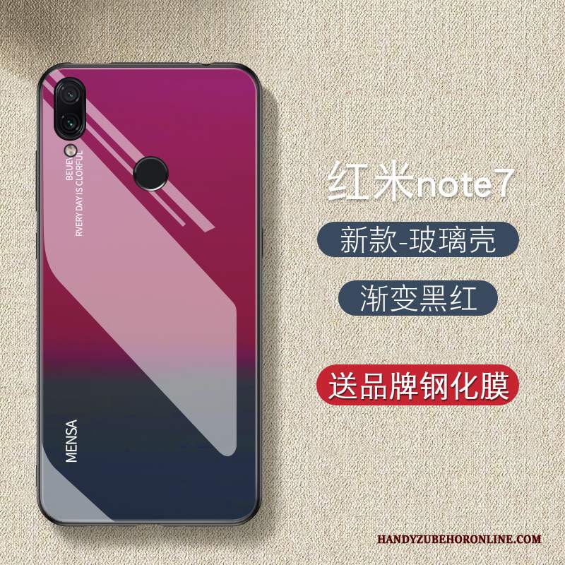 Custodia Redmi Note 7 Protezione Telefono Di Personalità, Cover Redmi Note 7 Creativo Anti-caduta Marchio Di Tendenza