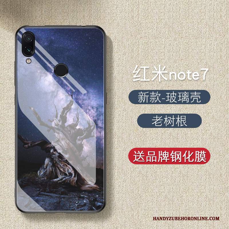 Custodia Redmi Note 7 Protezione Telefono Di Personalità, Cover Redmi Note 7 Creativo Anti-caduta Marchio Di Tendenza