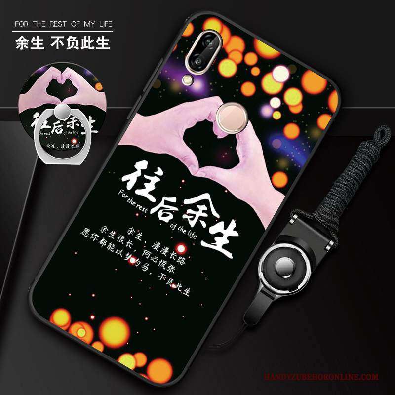 Custodia Redmi Note 7 Silicone Pellicola Protettiva Tempra, Cover Redmi Note 7 Moda Piccola Ornamenti Appesi