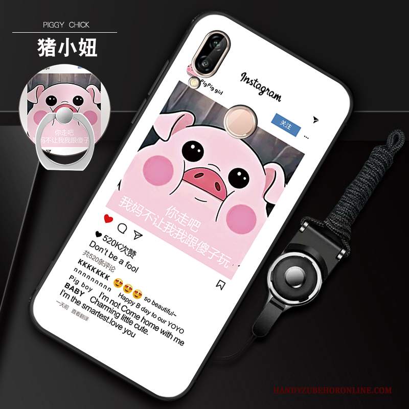 Custodia Redmi Note 7 Silicone Pellicola Protettiva Tempra, Cover Redmi Note 7 Moda Piccola Ornamenti Appesi