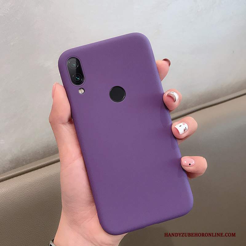 Custodia Redmi Note 7 Silicone Telefono Anti-caduta, Cover Redmi Note 7 Protezione Tutto Incluso Rosso