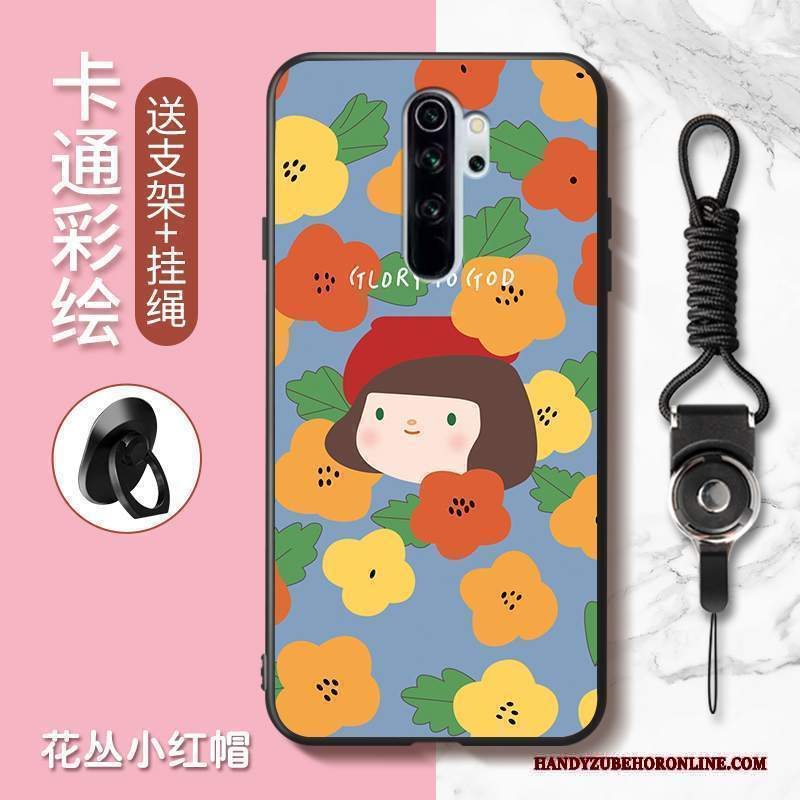 Custodia Redmi Note 8 Pro Cartone Animato Bellotelefono, Cover Redmi Note 8 Pro Rosso Anti-caduta