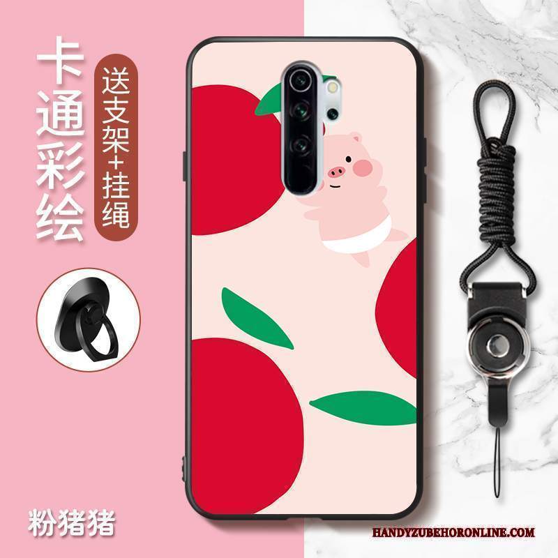 Custodia Redmi Note 8 Pro Cartone Animato Bellotelefono, Cover Redmi Note 8 Pro Rosso Anti-caduta