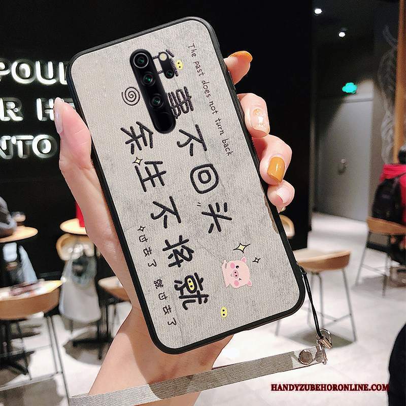 Custodia Redmi Note 8 Pro Panno Tempra, Cover Redmi Note 8 Pro Anti-caduta Modello