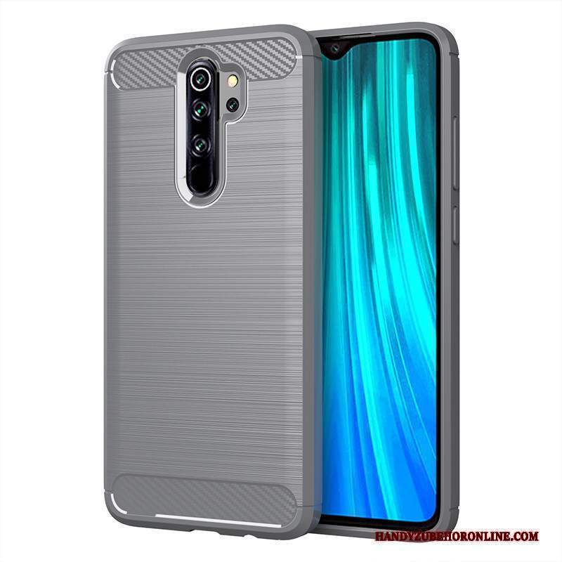 Custodia Redmi Note 8 Pro Protezione Coperchio Posteriore Nero, Cover Redmi Note 8 Pro Telefono Traspirante