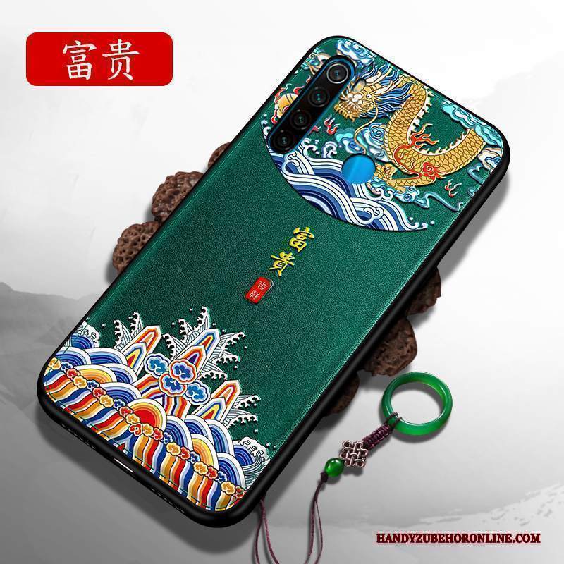 Custodia Redmi Note 8t Creativo Stile Cinese Pellicola Protettiva, Cover Redmi Note 8t Silicone Ring Nuovo