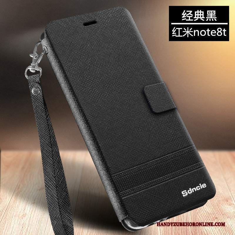 Custodia Redmi Note 8t Folio Morbidotelefono, Cover Redmi Note 8t Pelle Tempra Ornamenti Appesi