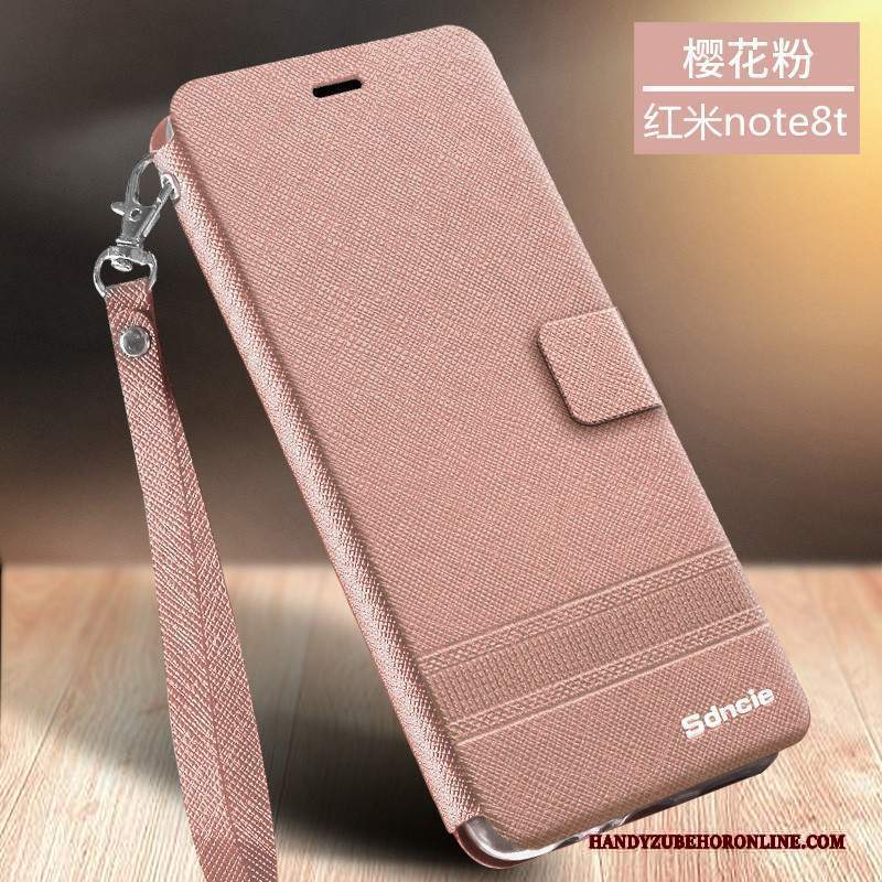 Custodia Redmi Note 8t Folio Morbidotelefono, Cover Redmi Note 8t Pelle Tempra Ornamenti Appesi