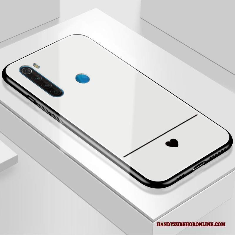 Custodia Redmi Note 8t Moda Vetro Amare, Cover Redmi Note 8t Protezione Piccola Semplici