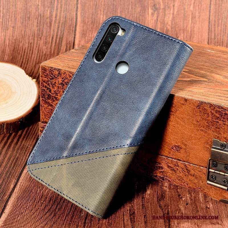 Custodia Redmi Note 8t Pelle Carta Anti-caduta, Cover Redmi Note 8t Protezione Tutto Incluso Nuovo