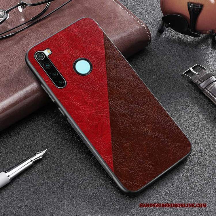 Custodia Redmi Note 8t Pelle Nero Anti-caduta, Cover Redmi Note 8t Protezione Blu Modello