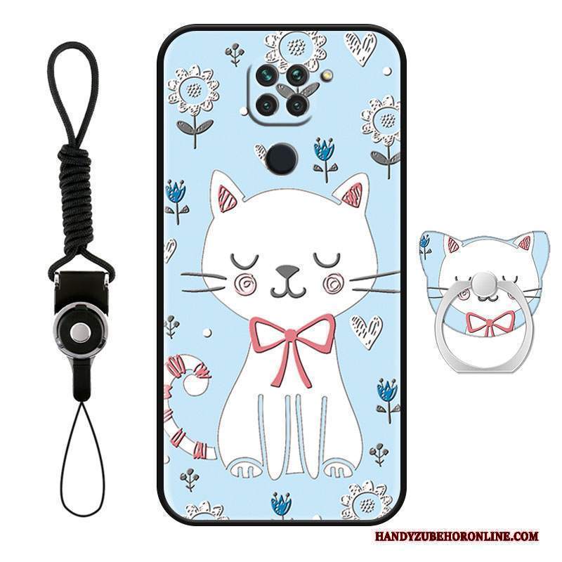 Custodia Redmi Note 9 Cartone Animato Anti-caduta Bello, Cover Redmi Note 9 Silicone Gattino Supporto