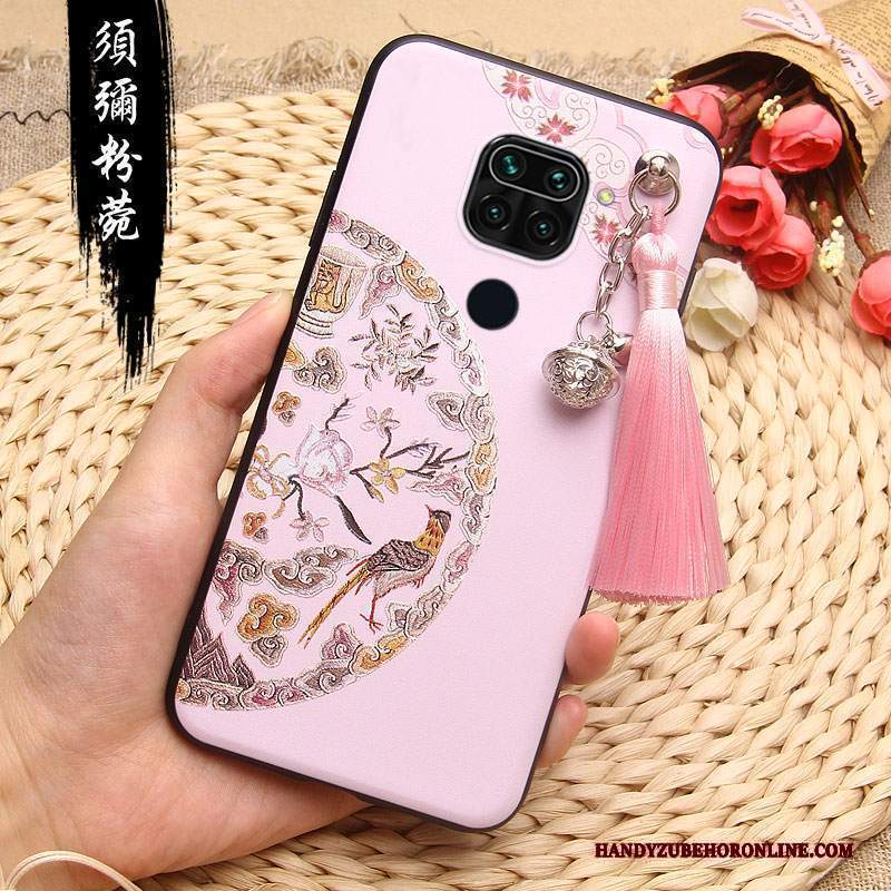 Custodia Redmi Note 9 Goffratura Piccolatelefono, Cover Redmi Note 9 Protezione Anti-caduta Morbido