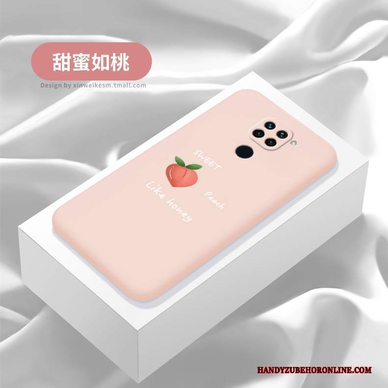 Custodia Redmi Note 9 Protezione Pellicola Protettiva Caramella, Cover Redmi Note 9 Cartone Animato Drago Rosso