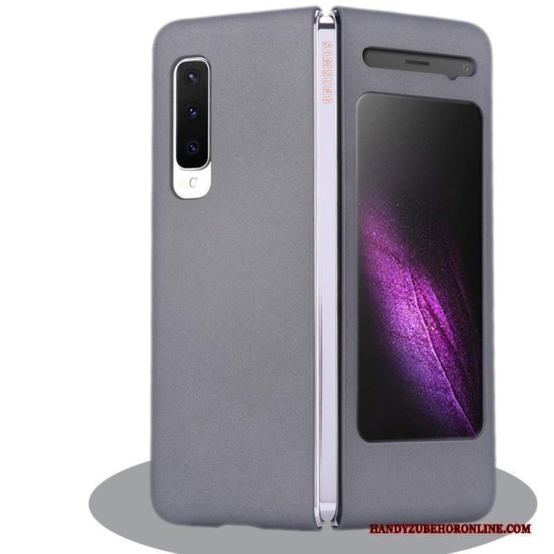 Custodia Samsung Fold Telefono Sottile, Cover Samsung Fold Porpora Macchiati