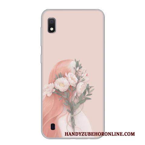 Custodia Samsung Galaxy A10 Creativo Morbido Blu, Cover Samsung Galaxy A10 Protezione Anti-caduta