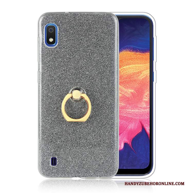 Custodia Samsung Galaxy A10 Creativo Ring Anti-caduta, Cover Samsung Galaxy A10 Affari Blu