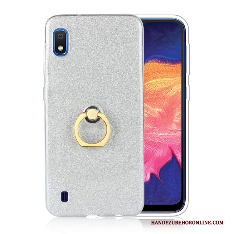 Custodia Samsung Galaxy A10 Creativo Ring Anti-caduta, Cover Samsung Galaxy A10 Affari Blu