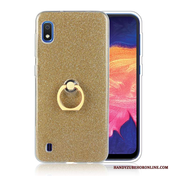 Custodia Samsung Galaxy A10 Creativo Ring Anti-caduta, Cover Samsung Galaxy A10 Affari Blu