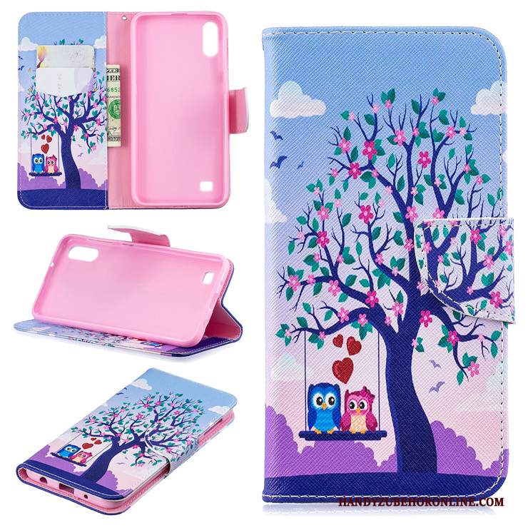 Custodia Samsung Galaxy A10 Silicone Blu Tutto Incluso, Cover Samsung Galaxy A10 Pelle Morbidotelefono