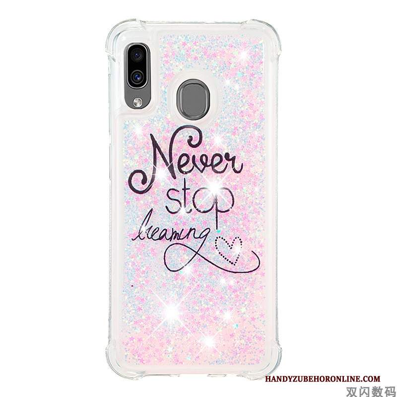 Custodia Samsung Galaxy A20e Cartone Animato Tutto Incluso Anti-caduta, Cover Samsung Galaxy A20e Silicone Morbido Rosa