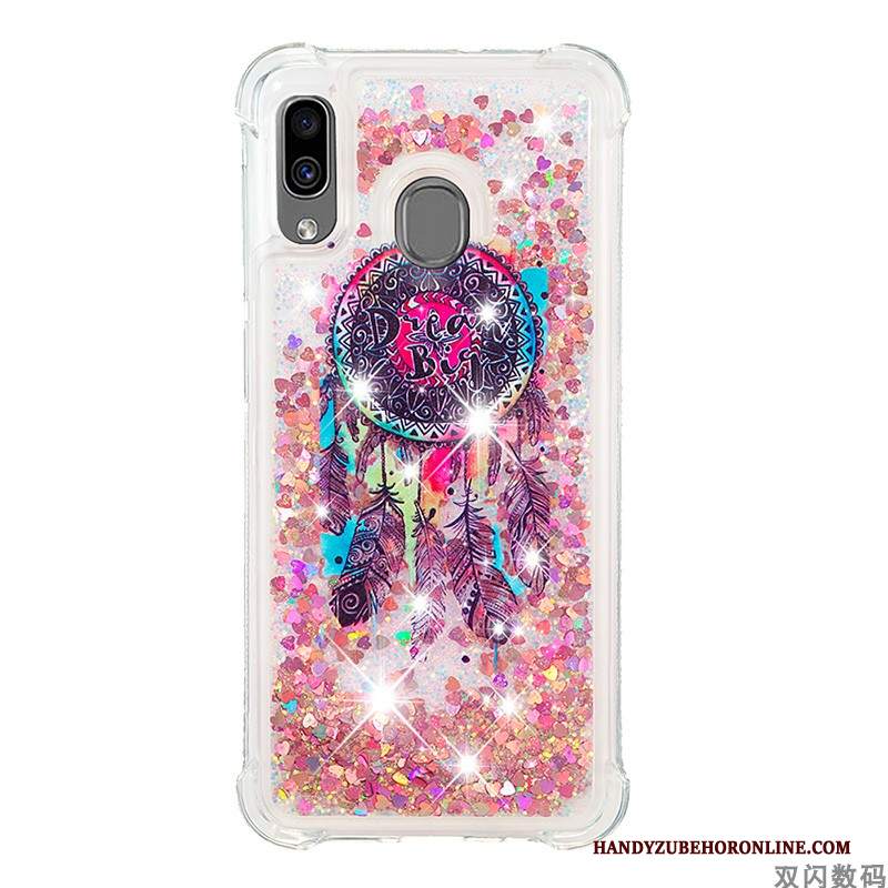 Custodia Samsung Galaxy A20e Cartone Animato Tutto Incluso Anti-caduta, Cover Samsung Galaxy A20e Silicone Morbido Rosa