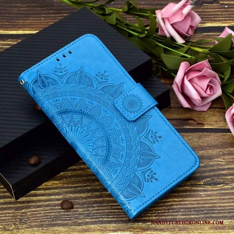 Custodia Samsung Galaxy A20e Pelle Morbido Porpora, Cover Samsung Galaxy A20e Folio Telefono