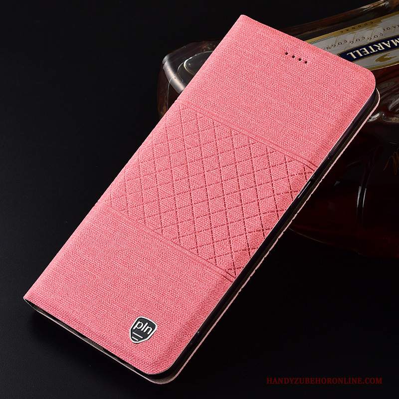 Custodia Samsung Galaxy A20e Pelle Rosa Maglia, Cover Samsung Galaxy A20e Folio Telefono