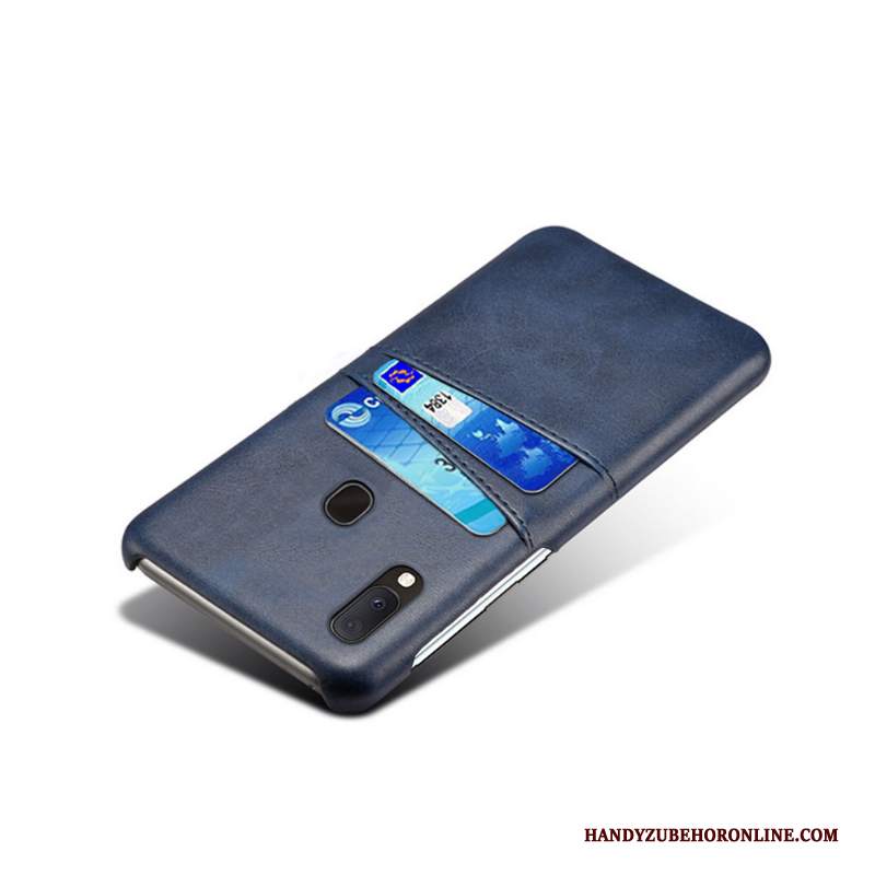 Custodia Samsung Galaxy A20e Protezione Grigio Di Personalità, Cover Samsung Galaxy A20e Pelle Telefono Qualità