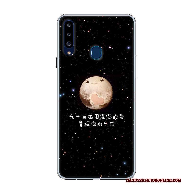 Custodia Samsung Galaxy A20s Cartone Animato Biancotelefono, Cover Samsung Galaxy A20s Protezione Anti-caduta Di Personalità