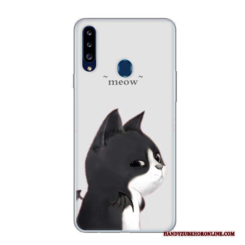 Custodia Samsung Galaxy A20s Cartone Animato Biancotelefono, Cover Samsung Galaxy A20s Protezione Anti-caduta Di Personalità