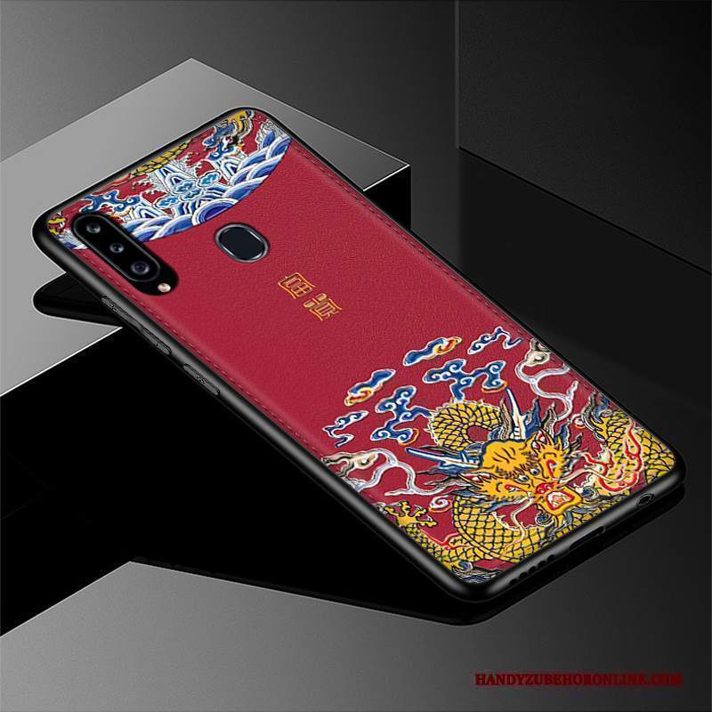 Custodia Samsung Galaxy A20s Cartone Animato Tendenza Vento, Cover Samsung Galaxy A20s Silicone Modello Morbido