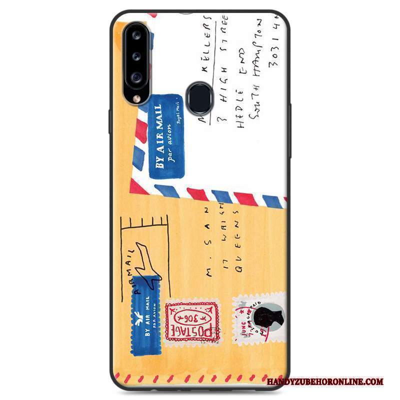 Custodia Samsung Galaxy A20s Colore Ornamenti Appesi Cuore, Cover Samsung Galaxy A20s Protezione Macchiati Morbido