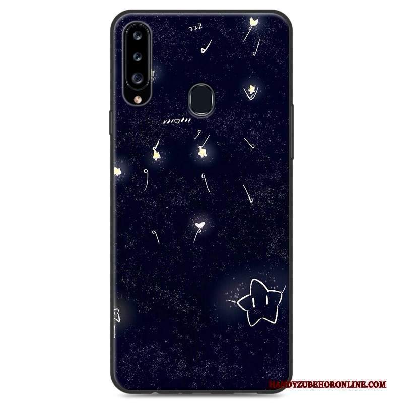 Custodia Samsung Galaxy A20s Colore Ornamenti Appesi Cuore, Cover Samsung Galaxy A20s Protezione Macchiati Morbido